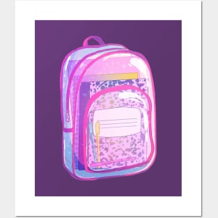 90s Nostalgia Series: Sparkle Backpack Posters and Art